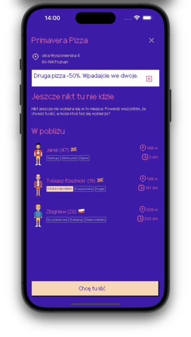 DuoDeals baner promocyjny na mapie